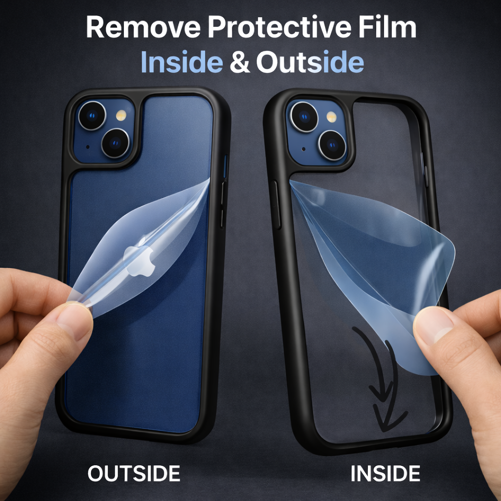 iPhone 14 Crystal Clear Case – Slim, Transparent & Shockproof Protection