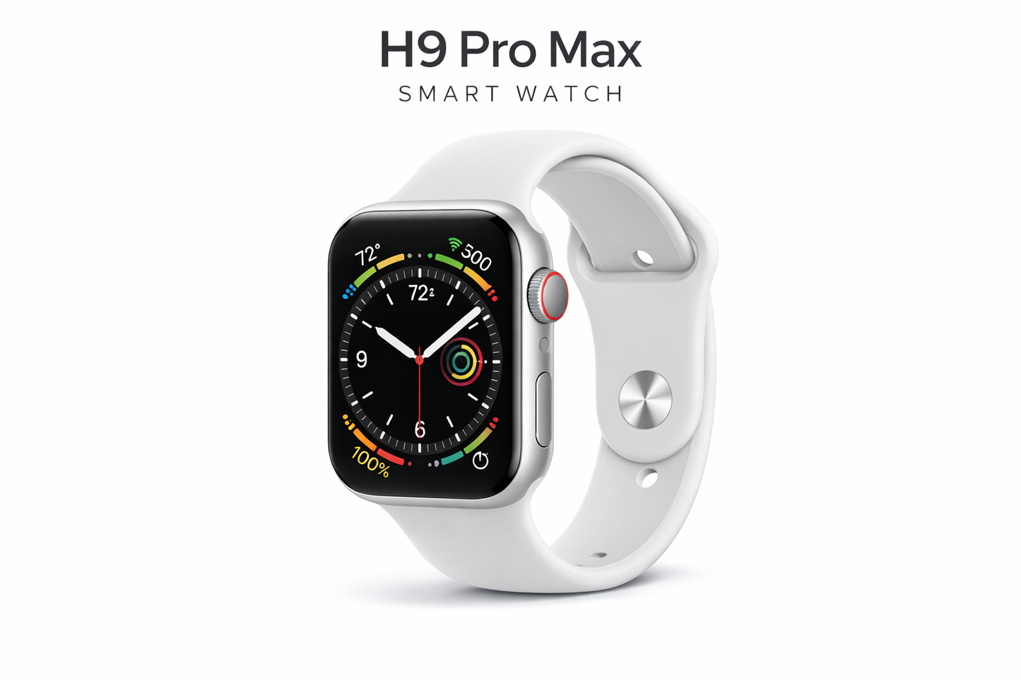 H9 Pro Max Smart Watch with Bluetooth Calling, Fitness Tracking, HD Display & Long Battery Life