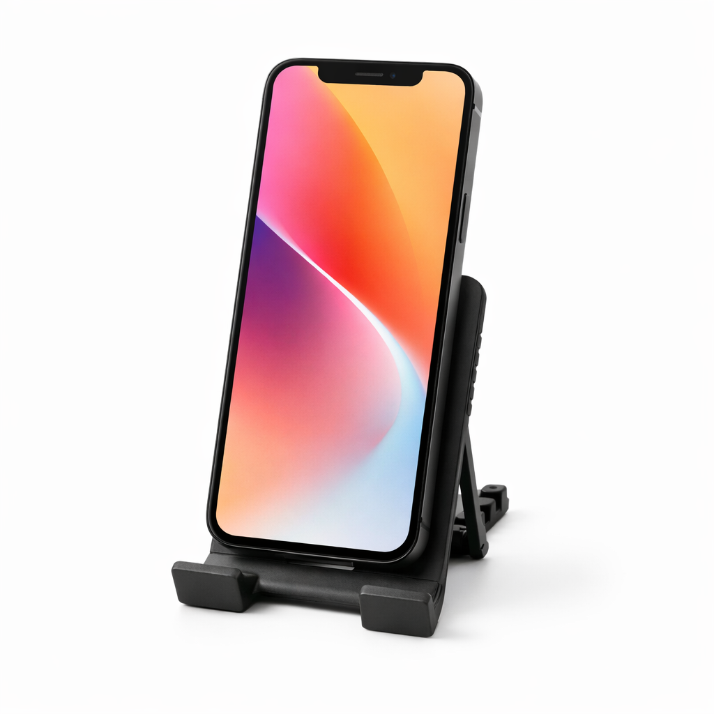 Adjustable Foldable Mobile Stand Holder | Anti-Slip Desk Phone Stand for All Smartphones