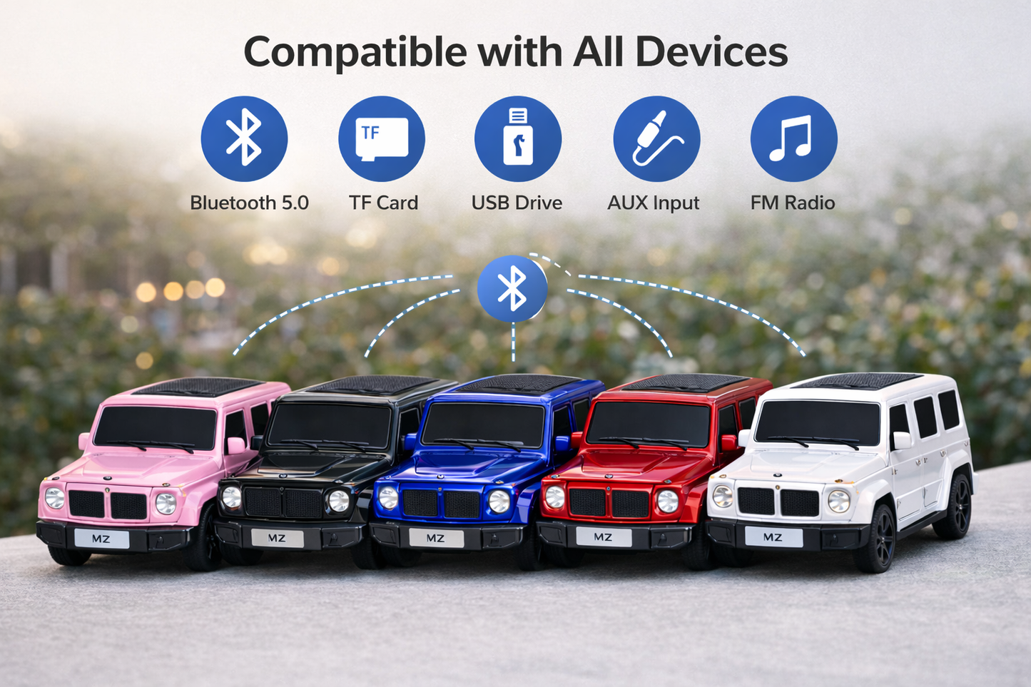 F7 Car Model Bluetooth Speaker – Portable & Powerful Sound
