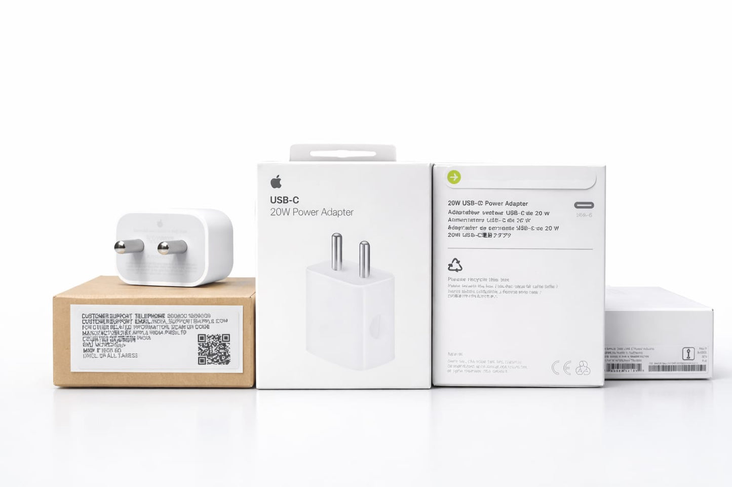 20W USB-C Fast Charging Power Adapter (Type-C Wall Charger) – White