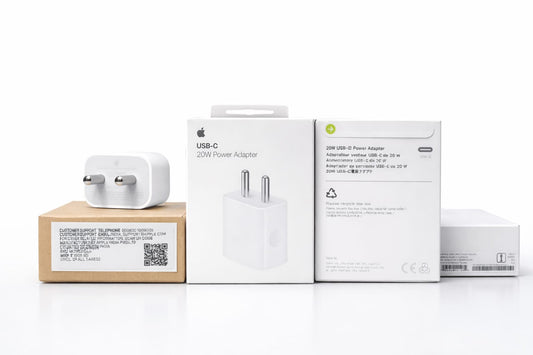 20W USB-C Fast Charging Power Adapter (Type-C Wall Charger) – White